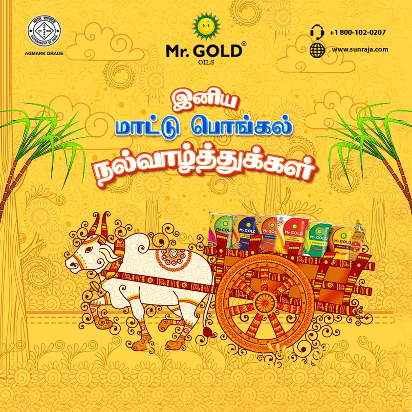 happy mattu pongal social media post ideas - mr gold