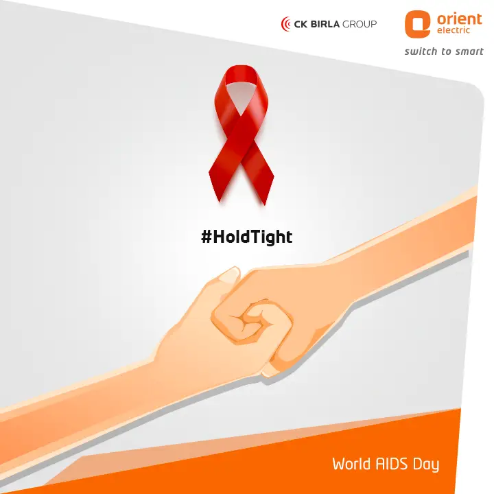 world aids day social media post ideas - orient electric
