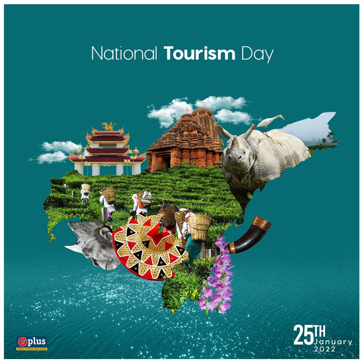 National Tourism Day Social Media Post Idea - G Plus