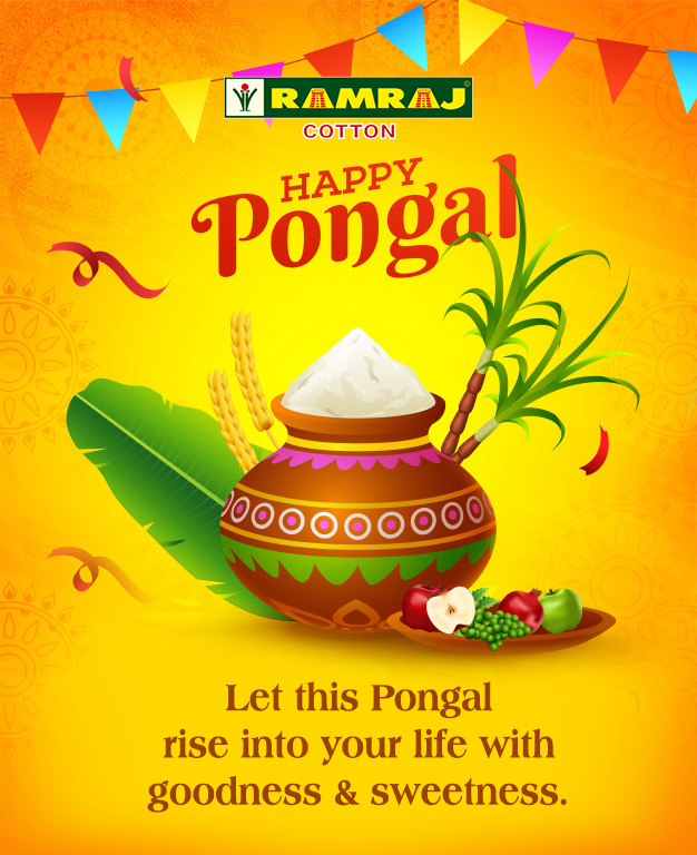Happy Pongal Social Media Ideas - Ramraj Cotton