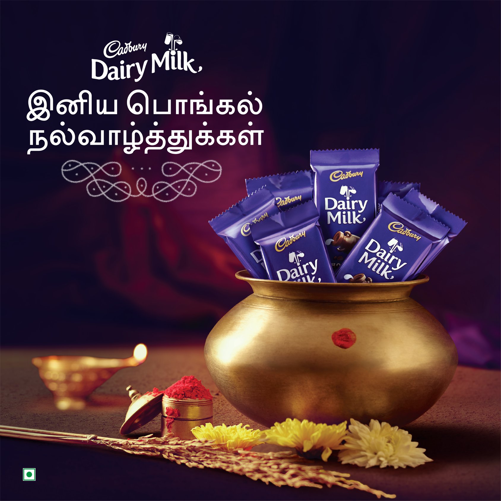 Happy Pongal Social Media Ideas - Cadbury Dairy Milk